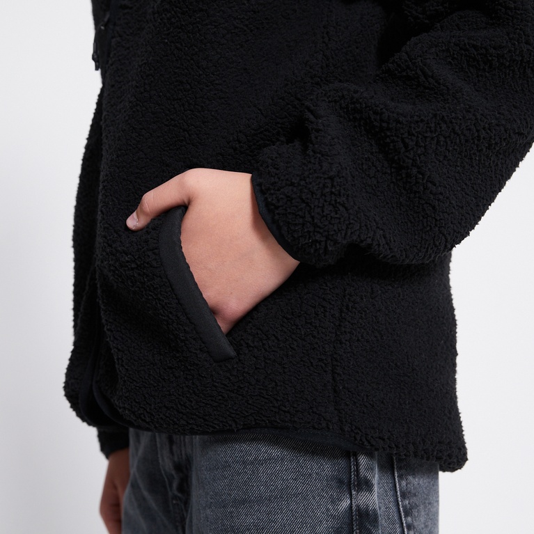 Pile jacket "Edor Star" Black